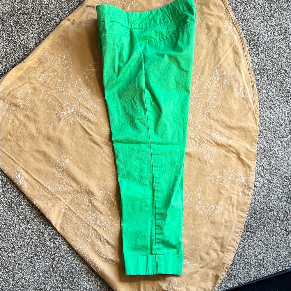 New York & Company Emerald Green Stretch Pants